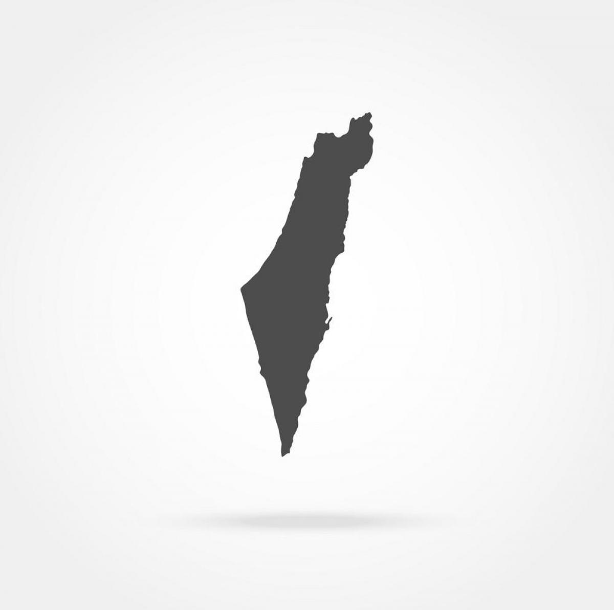 Mapa vectorial de Israel